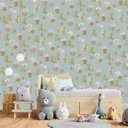 Ver imagem 4 de Papel de parede safári bebê infantil para quarto infantil M² PP95
