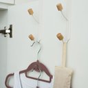 Ver imagem 5 de Conjunto 2 Cabideiros Ferreiro Gancho para Porta Branco