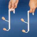 Ver imagem 7 de Conjunto 2 Cabideiros Ferreiro Gancho para Porta Branco