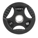 Ver imagem 1 de Anilha 5 Kg Musculação em Aço e Borracha Vulcanizada Lion