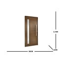 Ver imagem 3 de Porta Lambril de Giro com Puxador e Visor Direita Topsul 210x90cm Esquadrisul