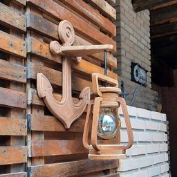 Arandela Luminária Lustre Lampião Âncora 110/220 V Kit 2 PÇ - 6