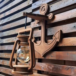 Arandela Luminária Lustre Lampião Âncora 110/220 V Kit 2 PÇ - 4