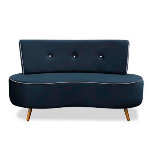 Sofá Doha 160cm - Azul Petróleo