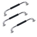 Ver imagem 1 de Barra de Apoio Inox 40cm Suporte Antiderrapante Kit 3 Unidades Banheiro Box Criança Idoso Gestante C