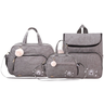Kit Bolsas Maternidade Espera Feliz Garden - Cinza - 1