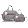 Kit Bolsas Maternidade Espera Feliz Garden - Cinza - 2