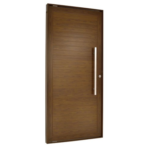 Porta Lambril Pivotante com Puxador Topsul 220x100cm Esquadrisul Abertura Direita