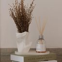 Ver imagem 4 de Vaso Decorativo Perfil Rosto Artesanal Decoração Sala e Casa Palha