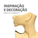 Ver imagem 2 de Vaso Decorativo Perfil Rosto Artesanal Decoração Sala e Casa Palha