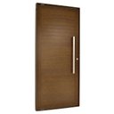 Ver imagem 1 de Porta Lambril Pivotante com Puxador Topsul 220x100cm Esquadrisul Abertura Esquerda Marrom