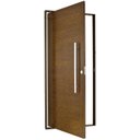 Ver imagem 2 de Porta Lambril Pivotante com Puxador Topsul 220x100cm Esquadrisul Abertura Esquerda Marrom