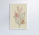 Ver imagem 6 de Quadro Abstrato Folhas 4 - 60x40 Cm - Vidro Impresso