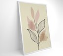 Ver imagem 2 de Quadro Abstrato Folhas 4 - 60x40 Cm - Vidro Impresso