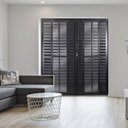 Ver imagem 3 de Porta Balcão Central Veneziana 6 Folhas Topsul 210x150cm Esquadrisul Ambos Os Lados Preto
