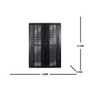 Ver imagem 4 de Porta Balcão Central Veneziana 6 folhas Topsul 210x150cm Esquadrisul