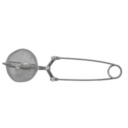 Infusor Cha Coador Difusor Peneira Ervas Aço Inox Cabo Pinça - 1