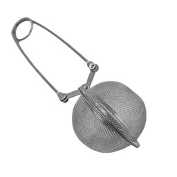 Infusor Cha Coador Difusor Peneira Ervas Aço Inox Cabo Pinça - 3