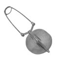 Ver imagem 3 de Infusor Cha Coador Difusor Peneira Ervas Aço Inox Cabo Pinça