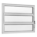 Ver imagem 2 de Janela Basculante 1 Secção Central Topsul Vidro Mini Boreal 60x80cm Esquadrisul