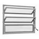 Ver imagem 1 de Janela Basculante 1 Secção Central Topsul Vidro Mini Boreal 60x80cm Esquadrisul