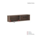 Ver imagem 3 de Nicho de Parede 300x1200mm Walnut