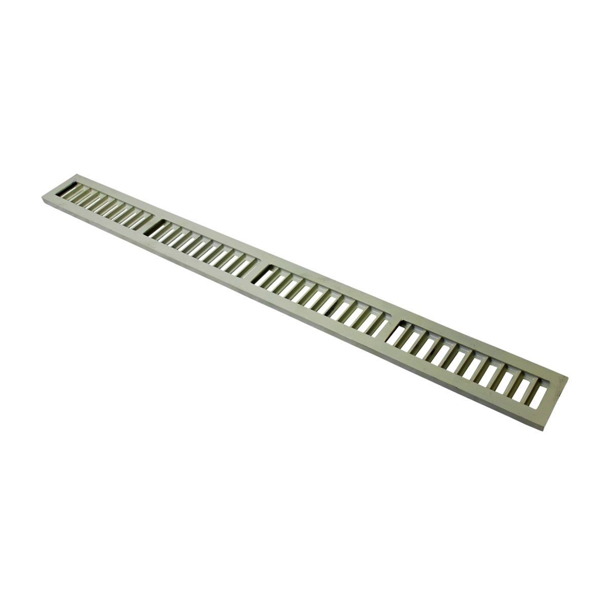 Ralo Grelha Linear com Caixilho em Alumínio Bege 15x100cm G.D.A. INDUSTRIA E DISTRIBUIDORA DE FUNDID - 2