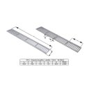 Ver imagem 3 de Ralo Grelha Linear com Caixilho em Alumínio Bege 15x100cm G.D.A. INDUSTRIA E DISTRIBUIDORA DE FUNDID