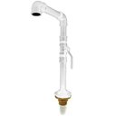 Ver imagem 1 de TORNEIRA DESIGN INDUSTRIAL CLASSICA PVC REGISTRO ESFERA 3/4: BRANCO