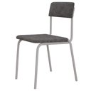 Ver imagem 6 de Kit 02 Cadeiras Estofada para Sala de Jantar Sense Branco C01 Linho Prata - Lyam Decor