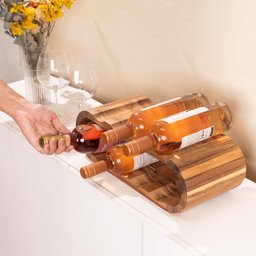 Suporte 8 Garrafas de Vinho - Oikos - 4
