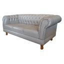 Ver imagem 1 de Sofá Chesterfield Duque 1,80m - Corano Branco / Recepção, Moveis, Sala, Decoração