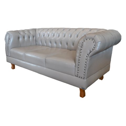 Sofá Chesterfield Duque 1,80m - Corano Branco / Recepção, Moveis, Sala, Decoração