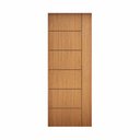 Ver imagem 2 de Folha de Porta de Madeira 210x80cm Espessura 3,5cm Mso Eucaplac Frisada Elegance Eucatex