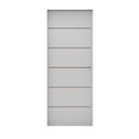 Ver imagem 2 de Porta de Madeira 210x80cm Mso Eucaplac Frisada Residence Eucatex