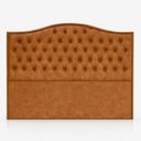 Ver imagem 2 de Cabeceira para Cama Box Casal 148cm Diesis Courino Caramelo - Sallar Home
