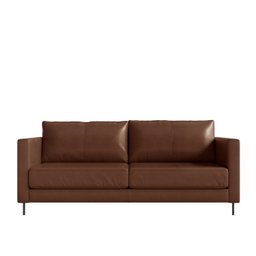 Sofá de Couro 2 Lugares Zeus YesCasa 2,00 cm - 3
