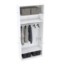 Ver imagem 2 de MÓDULO CLOSET COM CABIDEIRO M250.2021.B MUNDI MOVEIS