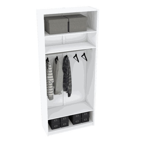 MÓDULO CLOSET COM CABIDEIRO M250.2021.B MUNDI MOVEIS