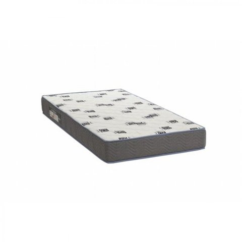 Colchão Solteiro Ortobom Espuma D33 Antiácaro Light 14x188x78cm Branco/Azul