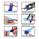 Ver imagem 3 de 100un Conector Derivação T Amarelo 4 a 6mm Emenda Rápida