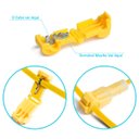 Ver imagem 2 de 100un Conector Derivação T Amarelo 4 a 6mm Emenda Rápida