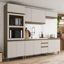 Ver imagem 1 de Cozinha Completa Connect 12 Portas 2 Gavetas Duna/cristal - Henn