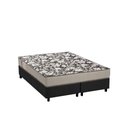 Ver imagem 1 de Cama Box Queen: Colchão Espuma Ortobom Physical Ultra Resistente + Base CRC Suede Gray(158x198)