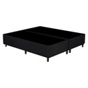 Ver imagem 3 de Cama Box Conjugado King com Colchão 193x72x203 Black Night Gazin Cr35354 Preto Cinza