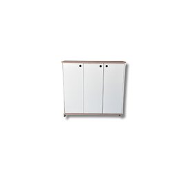 Multiuso Organizador Dispensinha Despensa em Mdf 20cm Branco/amadeirado. - 1