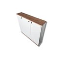 Ver imagem 4 de Multiuso Organizador Dispensinha Despensa em Mdf 20cm Branco/amadeirado.