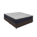 Ver imagem 1 de Cama + Box Casal Colchão Ortobom D45 Airtech Extra Firme Marrom