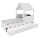 Ver imagem 1 de Bicama Casinha com Telhado Branco Megamobilia
