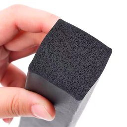 Perfil de Borracha Esponjoso Vedação Macio 10x10mm - 10m - 2